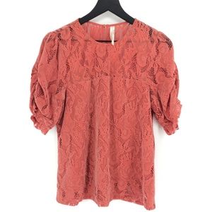 ANTHROPOLOGIE Parvati Lace Top